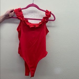 Red Body Suit